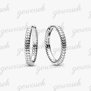 Pandora Pandora Moments Small Charm Hoop Earrings